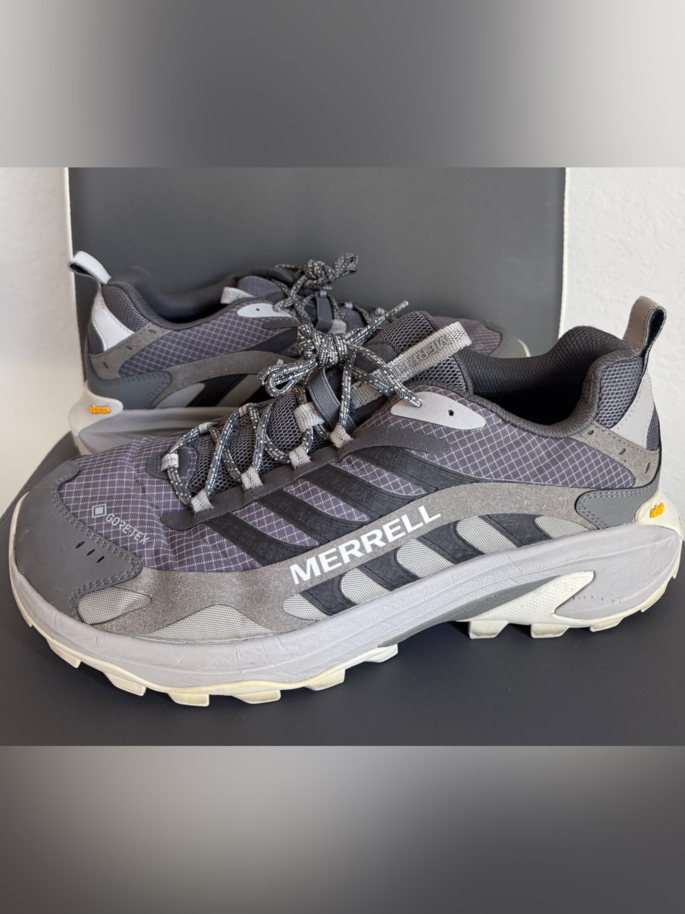 Merrell Mens Moab Speed 2 GORE-TEX® Hiking Trail Wide Width Shoes Men’s 12W